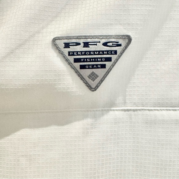 Columbia Performance Fishing Gear Men’s Large Tall LT Long Sleeve White Outdoor - Picture 6 of 11